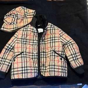 Burberry hat & jacket